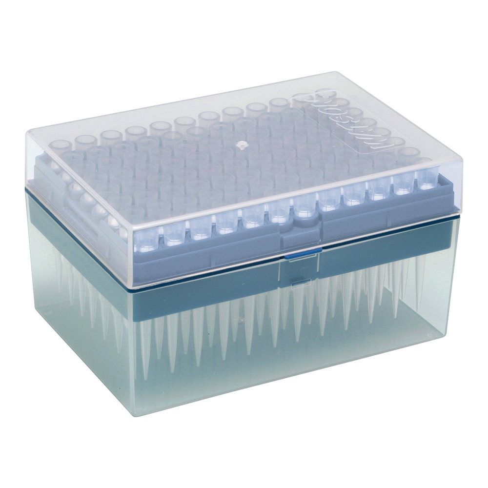 WATSON 200uLフィルターチップ 滅菌済 53mm 96本×10ラック1252P-703CS 1箱 (ご注文単位1箱) 【直送品】