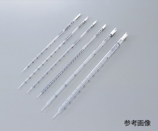 Fisher Scientific 硼珪酸ガラス製ディスポピペット レギュラー丈 (綿栓付・滅菌済) 2mL 目盛0.01ml13-678-27D 1箱 (ご注文単位1箱) 【直送品】