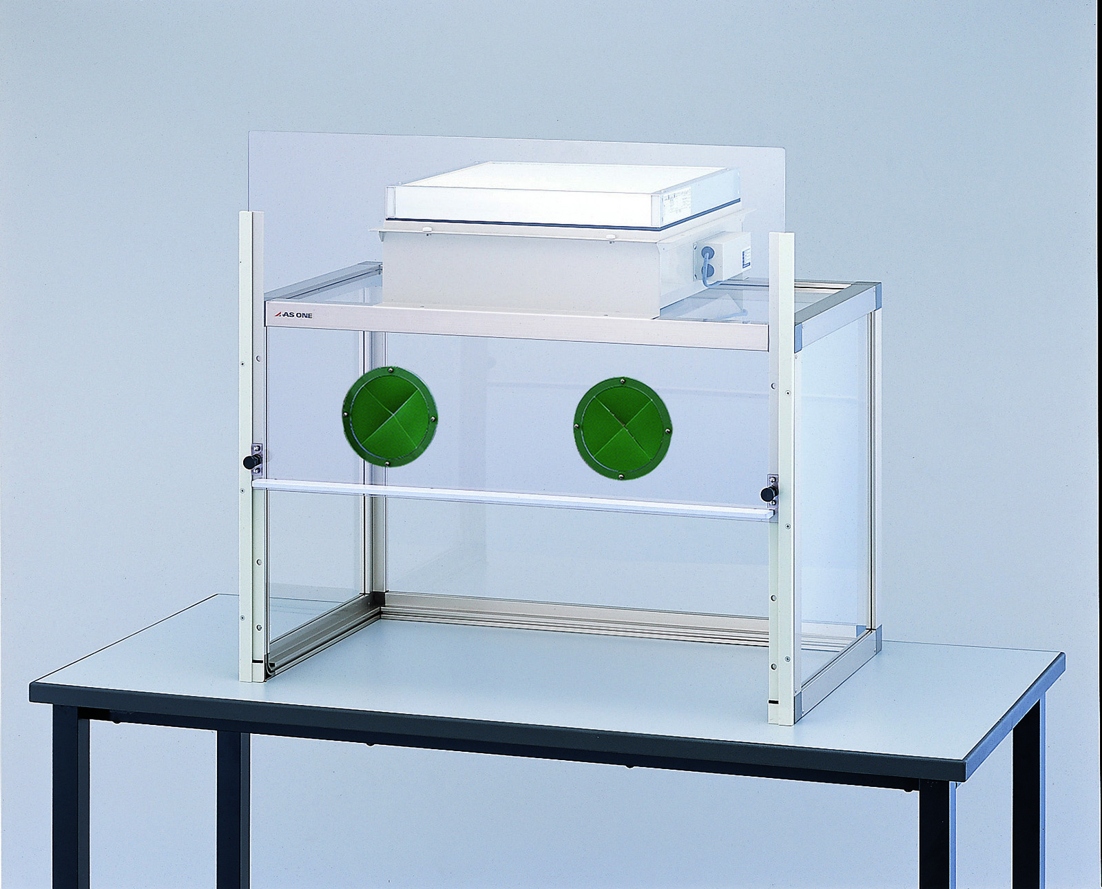 アズワン 粉体計量用ドラフト (手窓付) 900×553×780mm 庫内コンセント無しFKD-900W 1台 (ご注文単位1台) 【直送品】