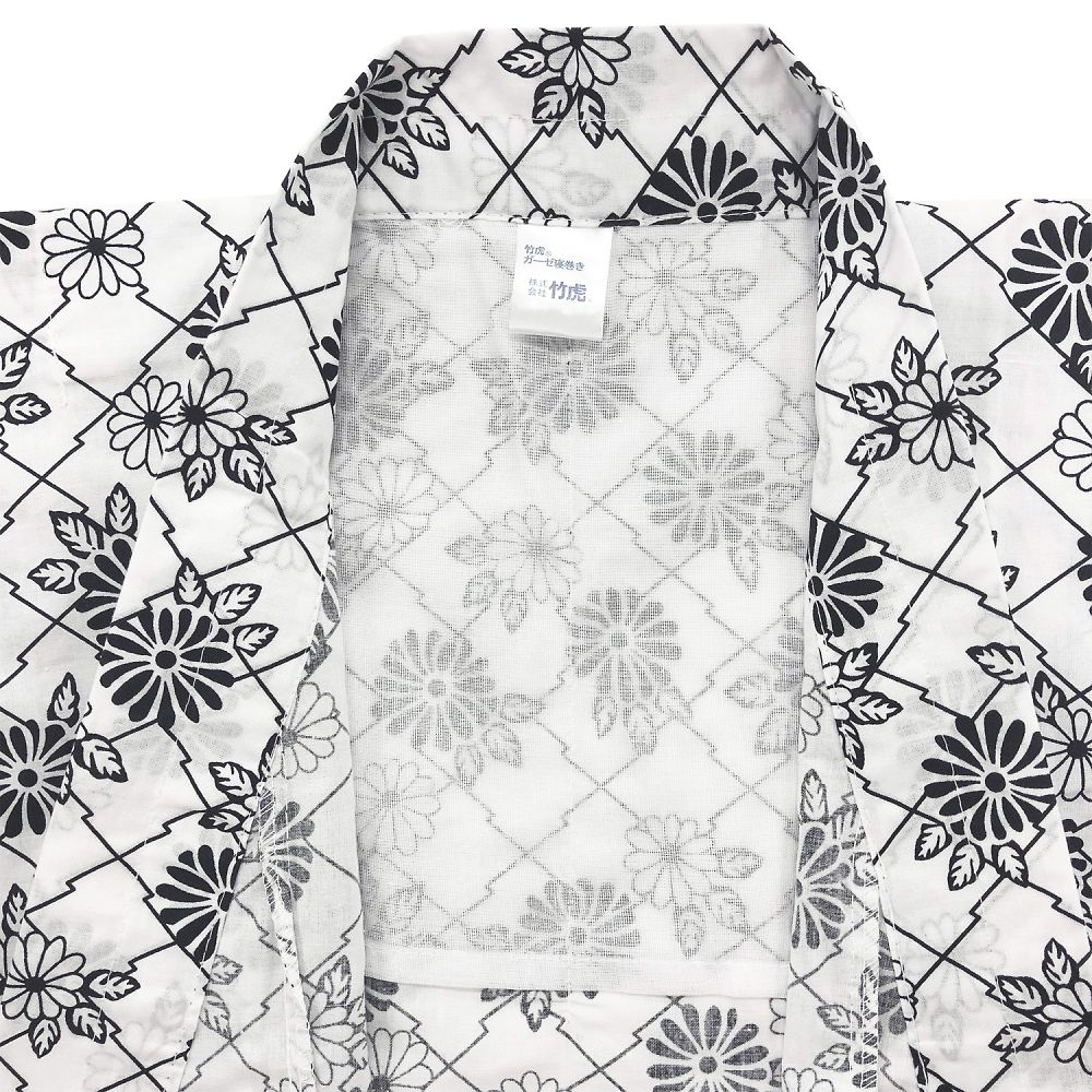 竹虎 竹虎ガーゼ寝巻き 紳士用M090943 1枚 (ご注文単位1枚) 【直送品】