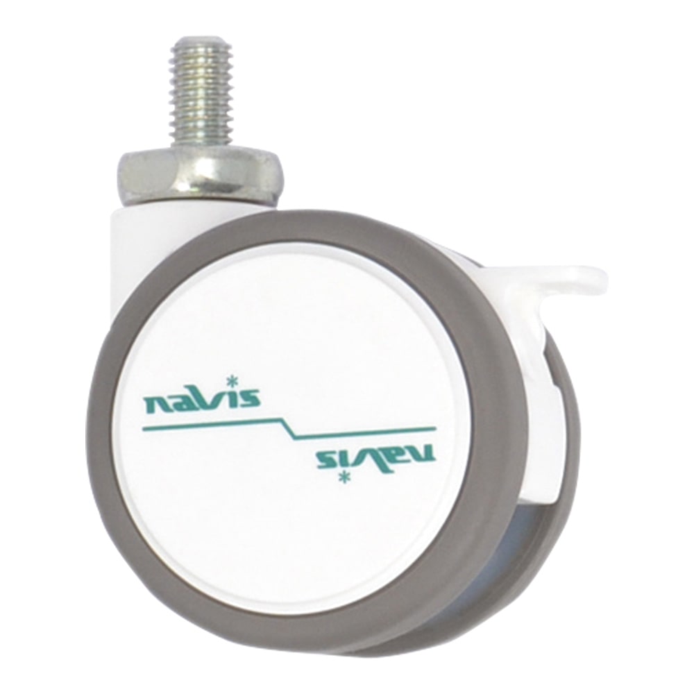アズワン ナビスキャスターφ50mm ネジ ストッパー付きFW050N8SL-14-AZ 1個 (ご注文単位1個) 【直送品】