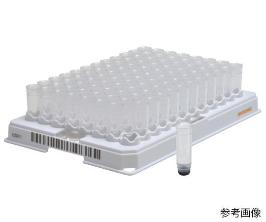 Micronic Europe B.V. 2Dバーコード付クライオチューブ Internal thread 0.75mL ラック入り (high cover) MP52520 1セット (ご注文単位1セット) 【直送品】