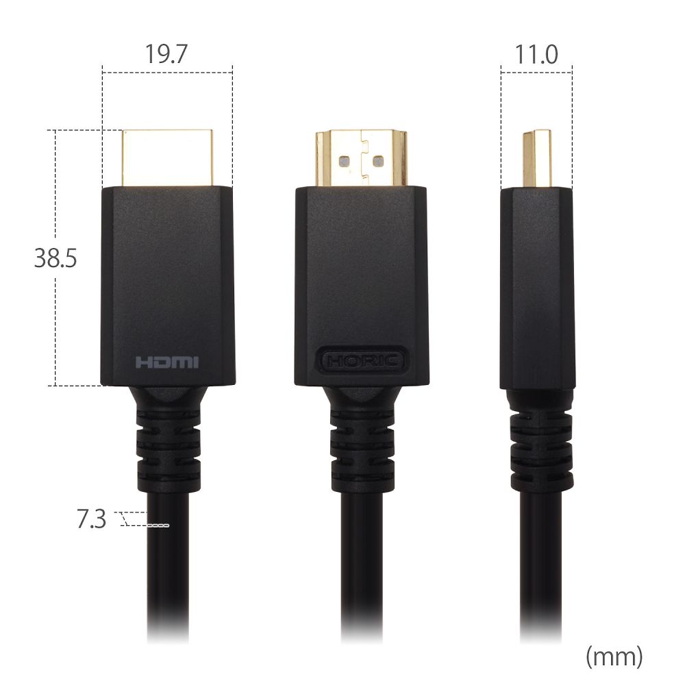 ホーリック HDMIケーブル 10m ブラックHA100-692BB 1本 (ご注文単位1本) 【直送品】