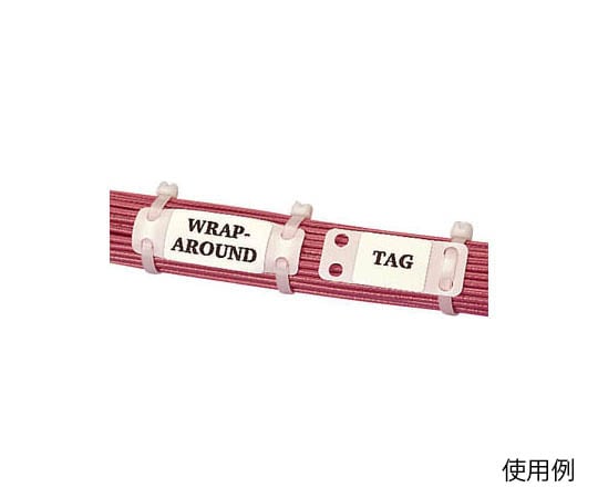 パンドウイットコーポレーション マーカープレート 白MP200M 1袋 (ご注文単位1袋) 【直送品】