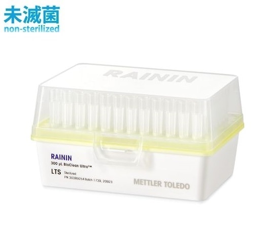 メトラー・トレド レイニン 低吸着汎用チップ (リムーバブルカバーラック入) ローリテンションチップ RT UNV 300L L 768A/8 1個 (96本×8ラック入) 30389137 1個 (ご注文単位1個) 【直送品】