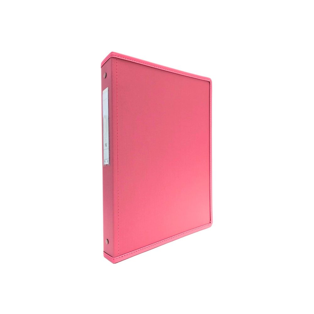 サンリーフ カルテブック (スタンダードタイプ) A4 4穴 レッド 背幅40mmSK-440-4R 1冊 (ご注文単位1冊) 【直送品】