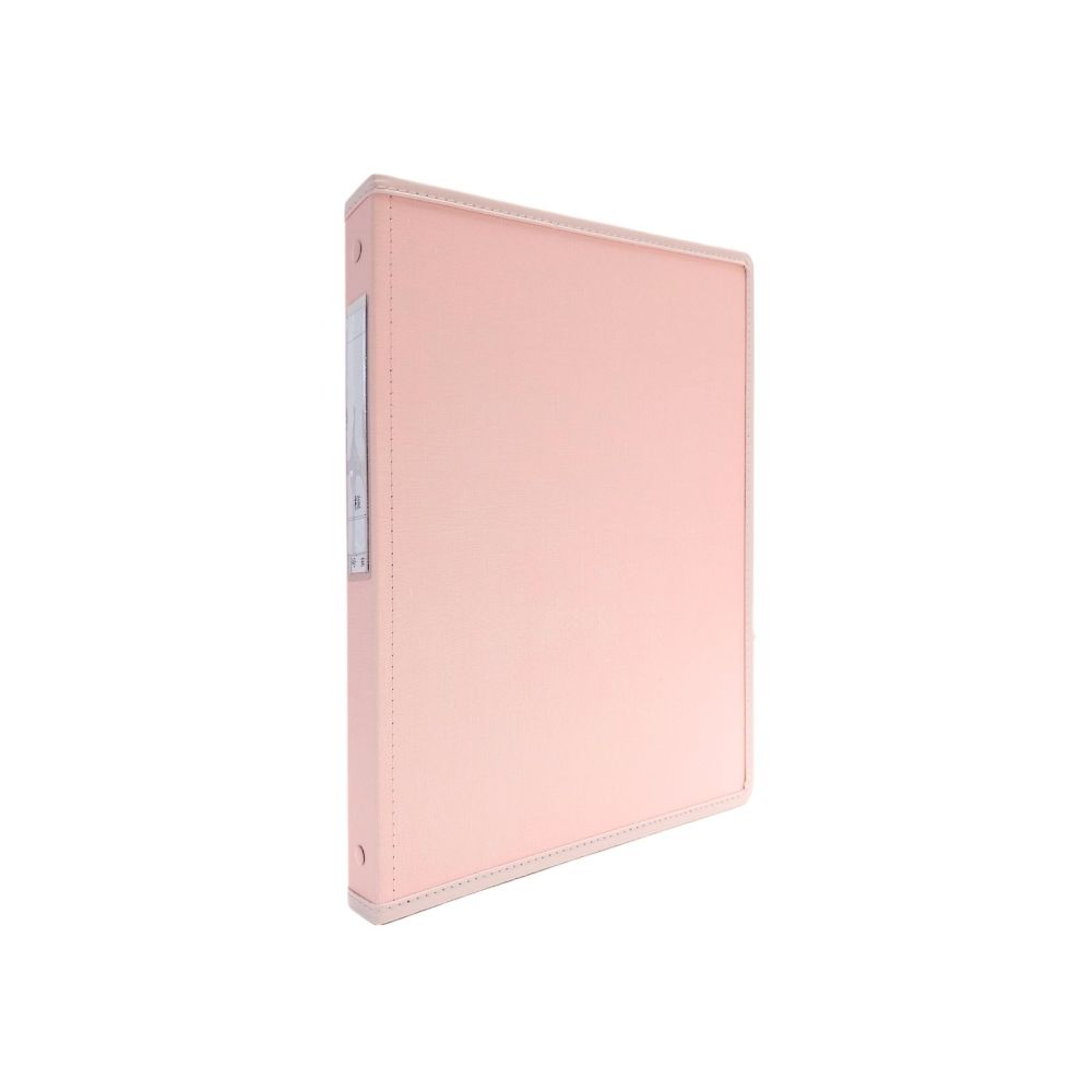 サンリーフ カルテブック (スタンダードタイプ) A4 2穴 ピンク 背幅30mmSK-430-2P 1冊 (ご注文単位1冊) 【直送品】