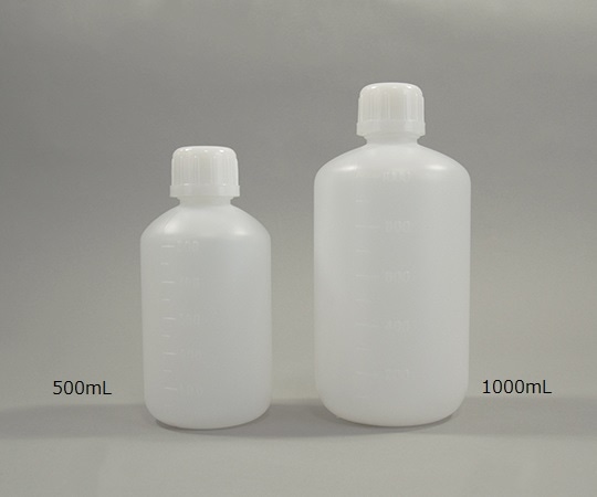 アズワン 細口瓶 (中栓付き) 500mLNVN-500 1本 (ご注文単位1本) 【直送品】