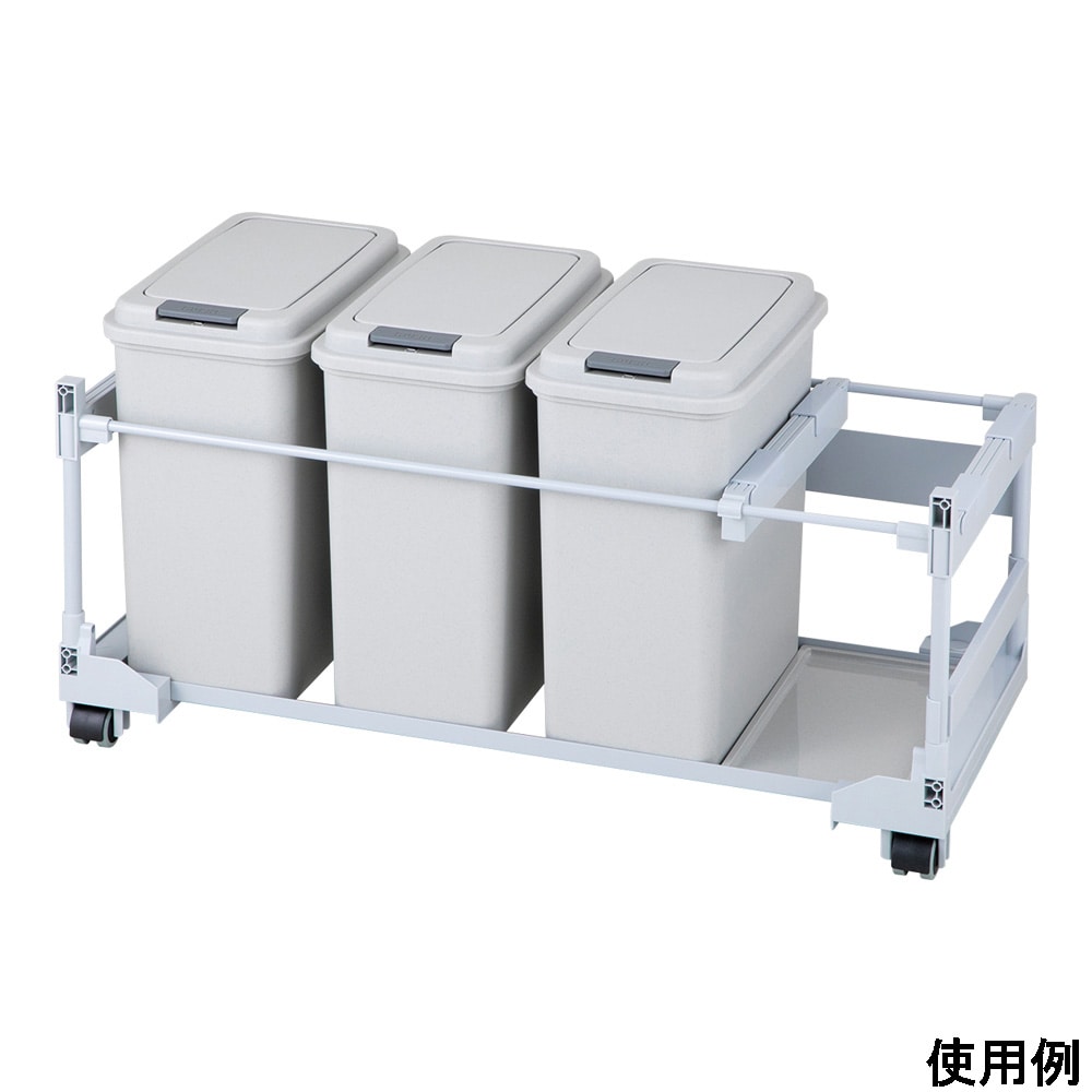 アズワン ダストワゴン ペール2個付きDWG750 1セット (ご注文単位1セット) 【直送品】