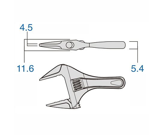フジ矢 ライトショートモンキー (黒金・グリップ付) 118mmFLS-28-BG 1個 (ご注文単位1個) 【直送品】