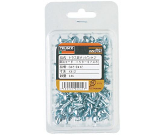 アズワン トラス頭タッピングねじ 1種A ユニクロ M5×30 55本入B42-0530 1パック (ご注文単位1パック) 【直送品】