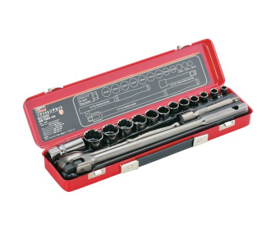 アズワン ソケットレンチセット 差込角12.7mm 16STSW4-16S 1セット (ご注文単位1セット) 【直送品】