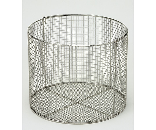 アズワン ステンレス金網カゴ φ21×20cmBW2120 1個 (ご注文単位1個) 【直送品】