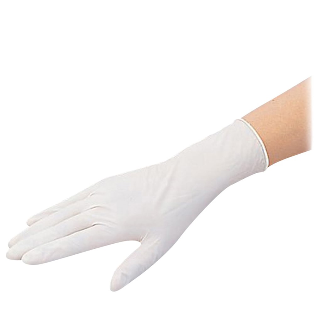 アズワン 【純水洗浄】クリーンノール ニトリル手袋 ショート (パウダーフリー) ホワイト M 1箱 (50枚/袋×2袋入) 1箱 (ご注文単位1箱) 【直送品】