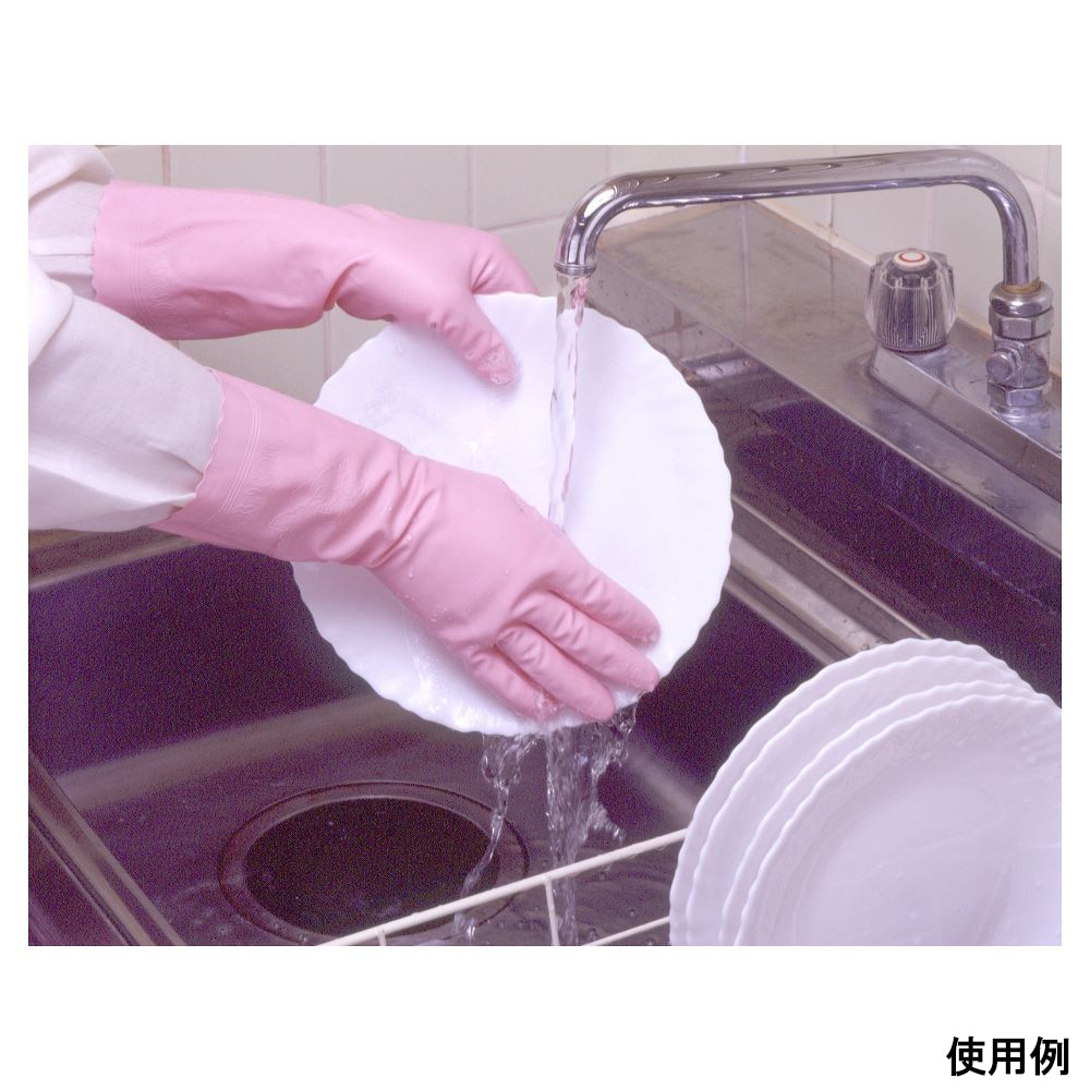 ショーワグローブ ビニトップ厚手 M ピンク 1双132-MP 1双 (ご注文単位1双) 【直送品】