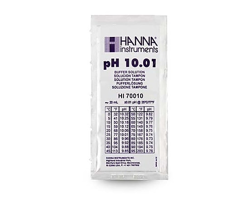 ハンナ インスツルメンツ pH標準液 (スタンダードタイプ) pH10.01 1個HI70010P 1個 (ご注文単位1個) 【直送品】