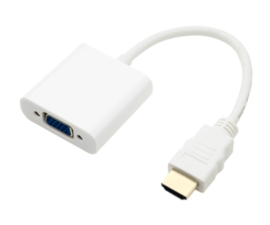 ミヨシ FullHD対応 HDMI - D-sub 変換アダプタ ホワイトHDA-DS01/WH 1台 (ご注文単位1台) 【直送品】