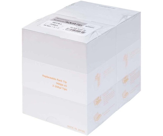 ニチリョー NichimateAQUA Tip (リフィル) 2～200μL用 5段×2セット入00-AQA-N200-RF 1箱 (ご注文単位1箱) 【直送品】