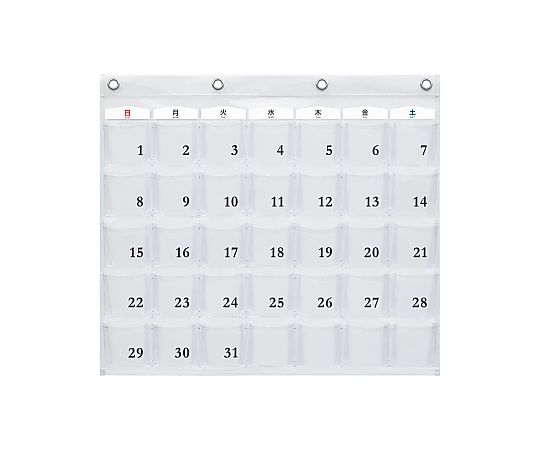 サキ カレンダーポケット クリアW-416 CL 1個 (ご注文単位1個) 【直送品】