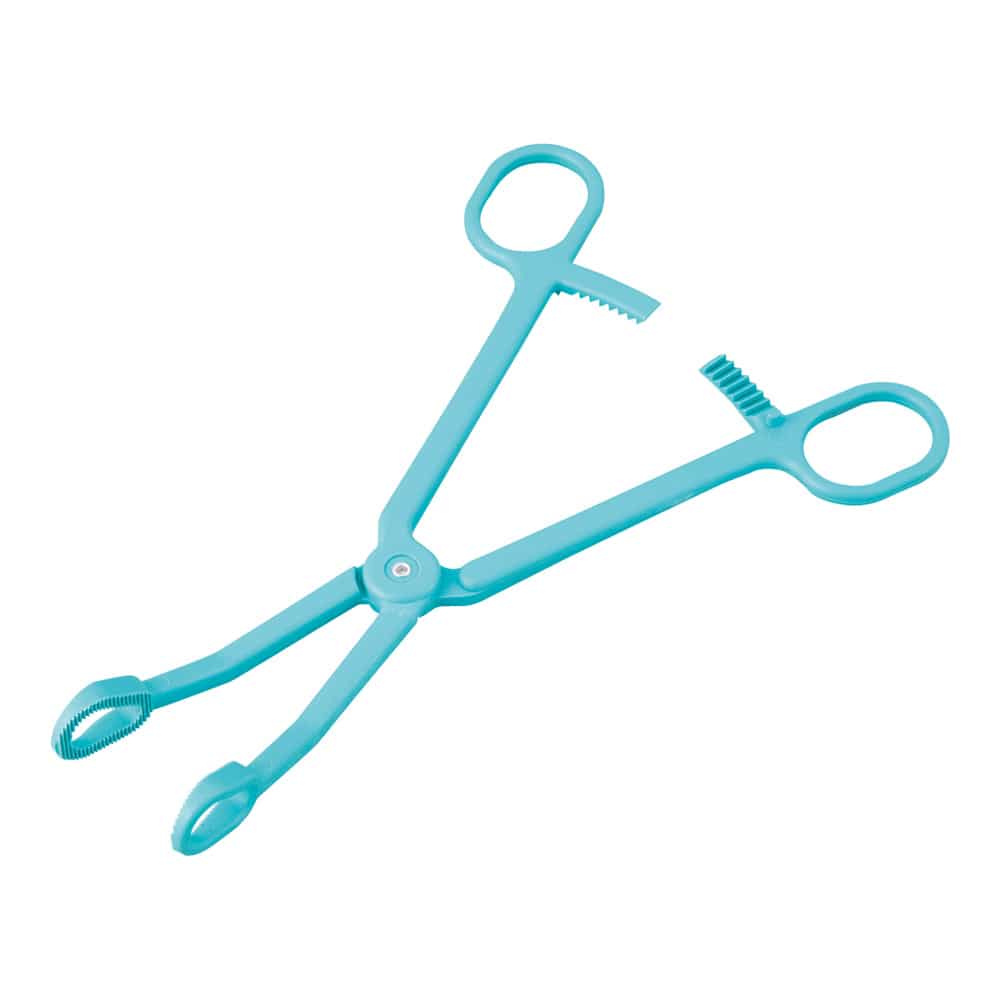 アズワン プラスチック消毒鉗子 グリーン 180mmTK-PBR 1個 (ご注文単位1個) 【直送品】