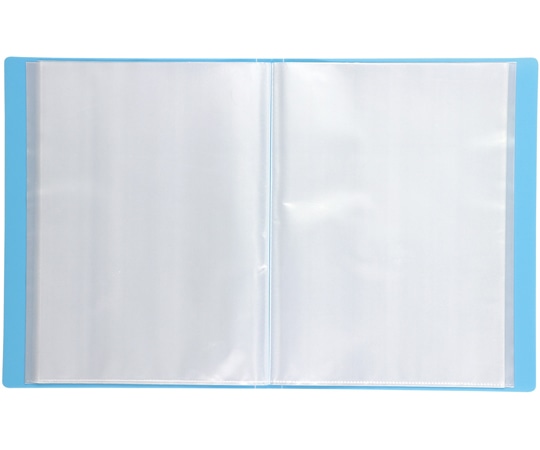 アーテック クリアブックA4 縦入れ 40ポケット ブルー5610 1個 (ご注文単位1個) 【直送品】