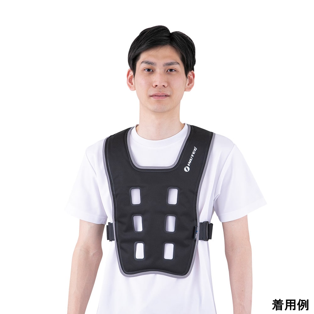 INUTEQ DRY 冷感ベスト L/XL1102010109 1個 (ご注文単位1個) 【直送品】