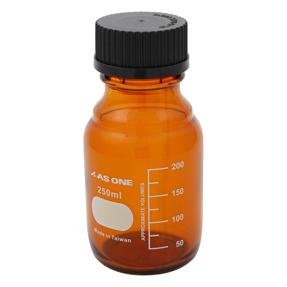 アズワン アイボトルNEO 茶褐色 250mL 滅菌済 1個 (ご注文単位1個) 【直送品】