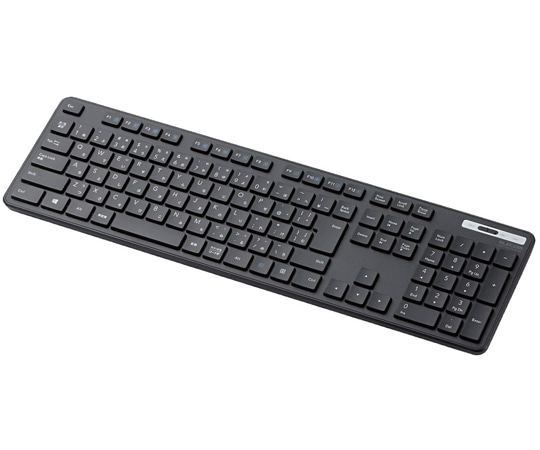 エレコム 無線キーボード メンブレン式 フルサイズ 薄型 ブラックTK-FDM110TXBK 1個 (ご注文単位1個) 【直送品】