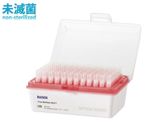 メトラー・トレド レイニン 低吸着LTSチップ (リムーバブルカバーラック入) ローリテンションチップ RT LTS 20μL L 960A/10 1個 (96本×10ラック入) 30389227 1個 (ご注文単位1個) 【直送品】