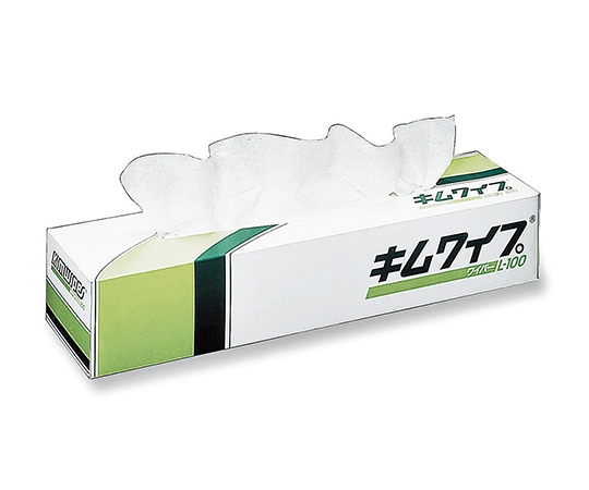 クレシア (小分け) キムワイプ L-100 470×425mm 1箱 (100枚入) 62001 1箱 (ご注文単位1箱) 【直送品】