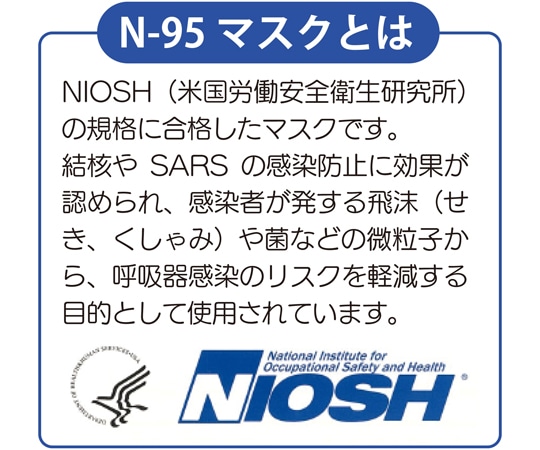 竹虎 サージマスク N-95 (折りたたみ式) 1枚×10個入076078 1箱 (ご注文単位1箱) 【直送品】