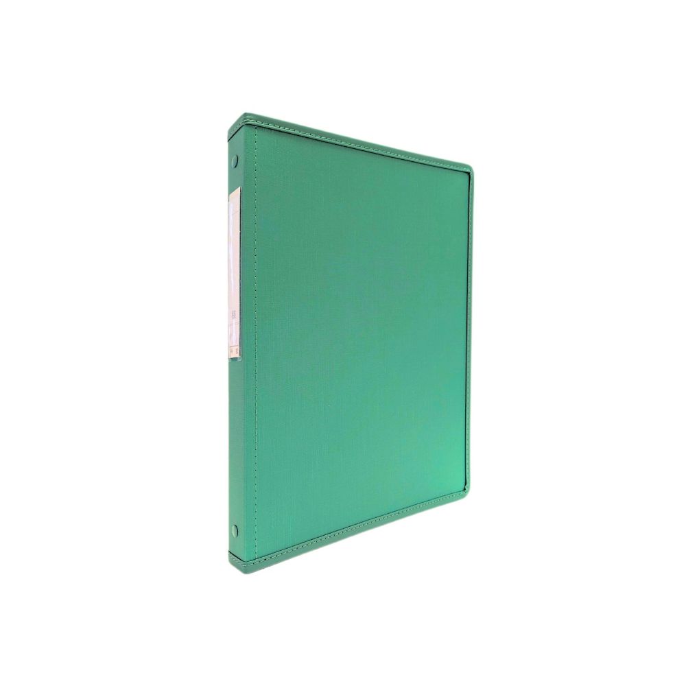 サンリーフ カルテブック (スタンダードタイプ) A4 2穴 グリーン 背幅30mmSK-430-2GR 1冊 (ご注文単位1冊) 【直送品】