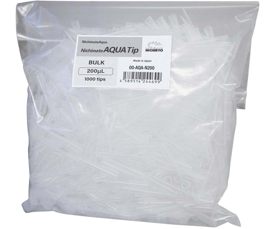 ニチリョー NichimateAQUA Tip (バルク) 2~200μL用 1000本入00-AQA-N200 1袋 (ご注文単位1袋) 【直送品】