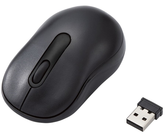 エレコム 無線マウス 光学式 Sサイズ 抗菌 ブラックM-DY10DRSKBK 1個 (ご注文単位1個) 【直送品】