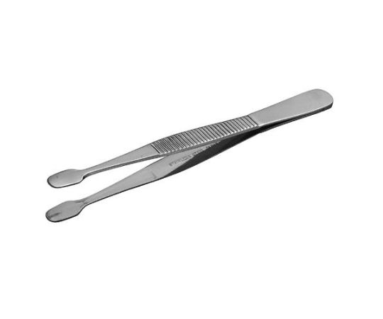 エスコ 8.0x120mm ピンセット (フラット) EA595GC-10 1本 (ご注文単位1本) 【直送品】