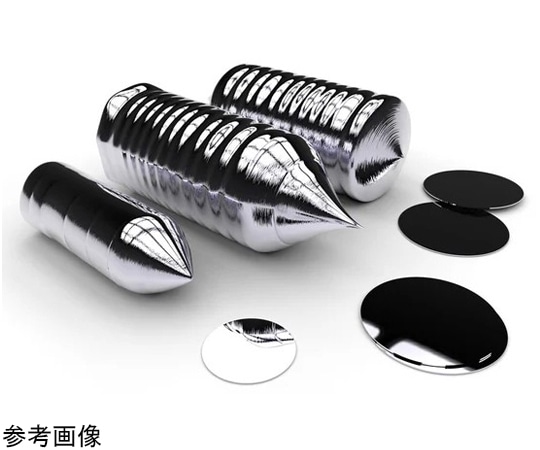 アズワン 2インチシリコンウェハ 研究用 ［P (100) ，1-100Ω］ 片面ミラーDF品 25枚入 1箱 (ご注文単位1箱) 【直送品】