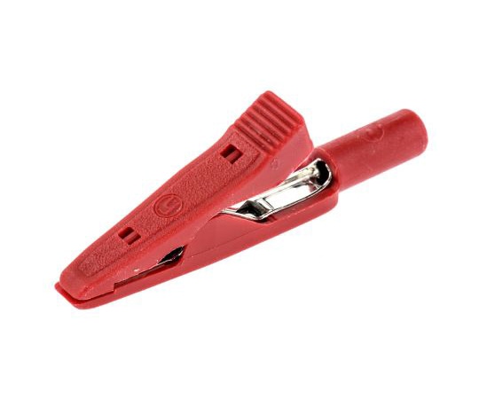 Hirschmann Test & Measurement ドルフィンクリップ 赤930 317-801 1個 (ご注文単位1個) 【直送品】