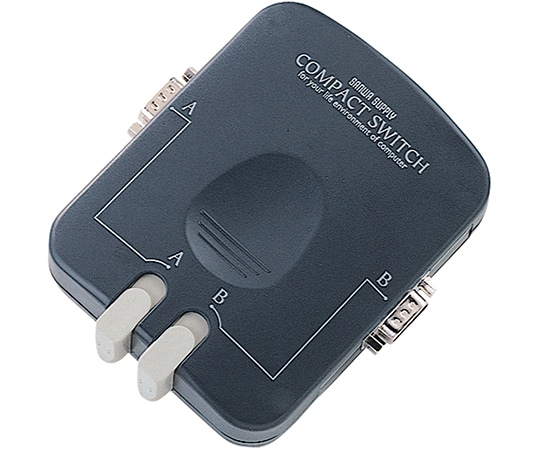 サンワサプライ コンパクト切替器 シリアル用SW-CP21SP 1個 (ご注文単位1個) 【直送品】
