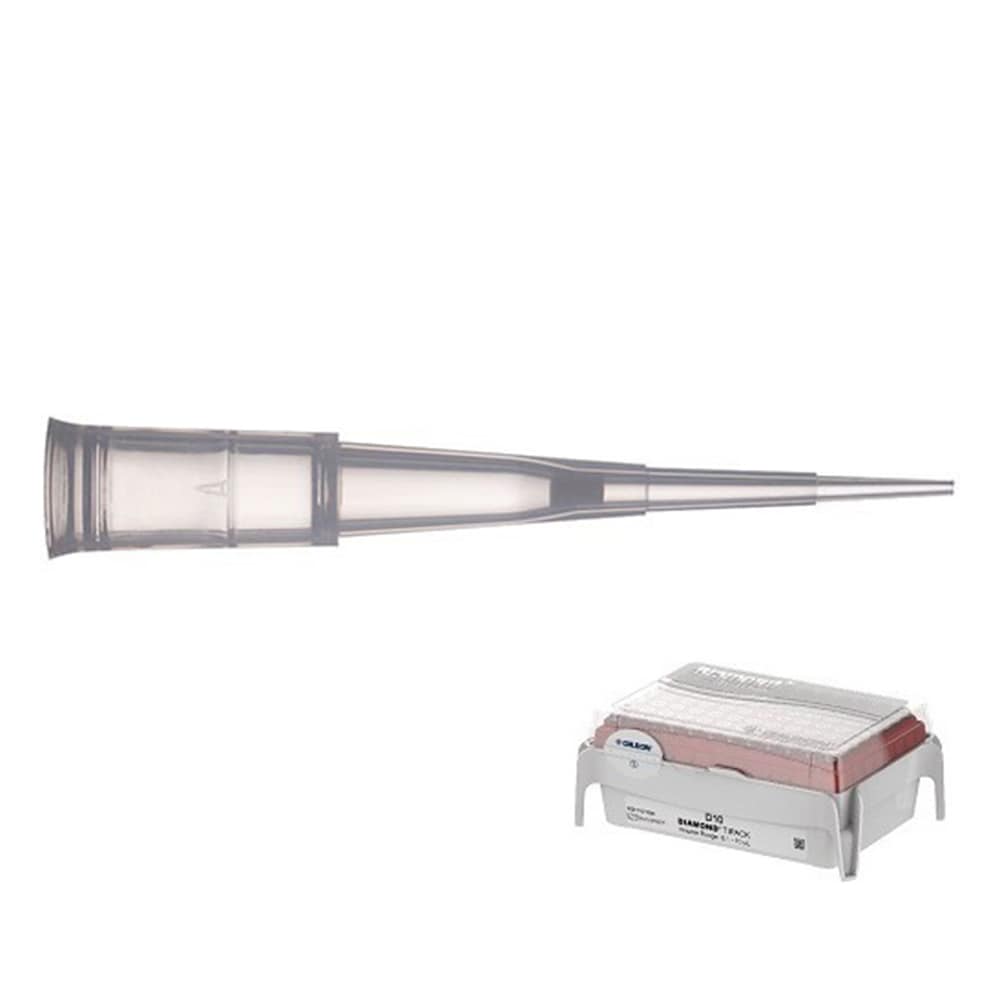 ギルソン ダイアモンドフィルターチップ DFL10ST 滅菌済 0.1～10μL 96本×10箱F171203 1箱 (ご注文単位1箱) 【直送品】