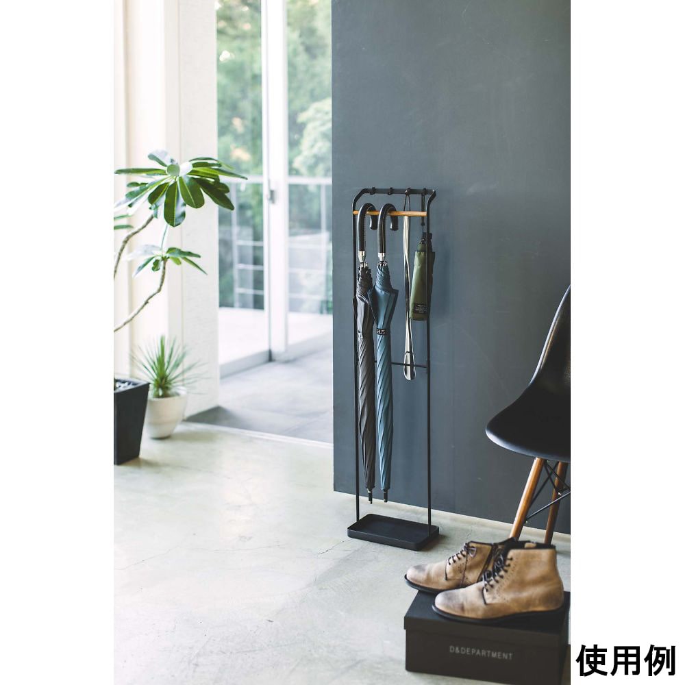 アズワン 傘掛け tower 天板なし ブラックUS-SR BK 1個 (ご注文単位1個) 【直送品】