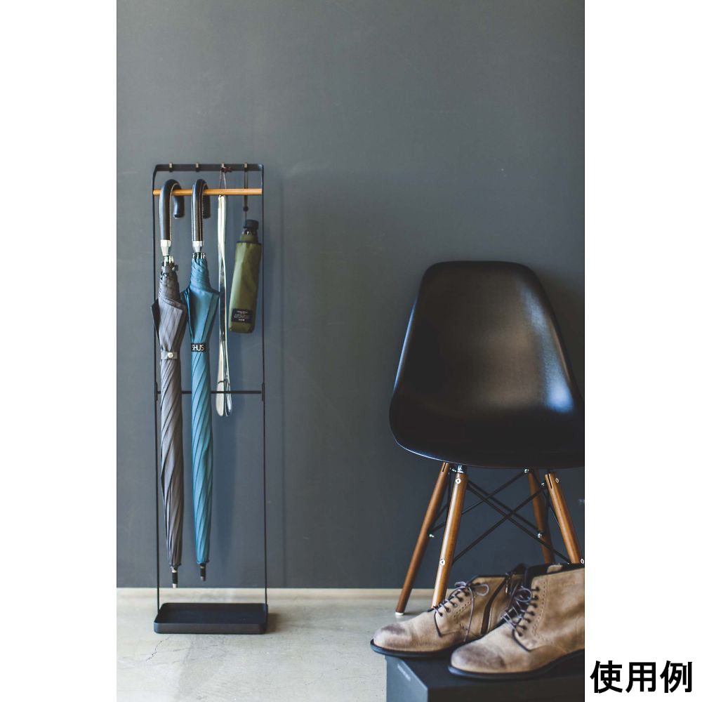 アズワン 傘掛け tower 天板なし ブラックUS-SR BK 1個 (ご注文単位1個) 【直送品】