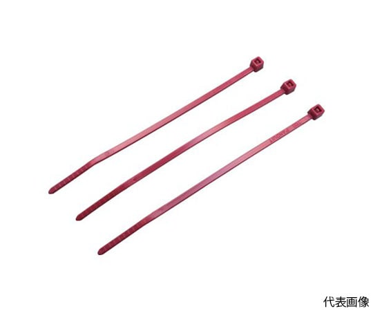 パンドウイットコーポレーション ナイロン結束バンド 4.8×292×1.3 赤 100本入PLT3S-C2 1袋 (ご注文単位1袋) 【直送品】