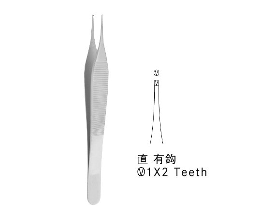 ジェイ・シー・ティ マイクロ・アドソン鑷子JC01-0603 1個 (ご注文単位1個) 【直送品】