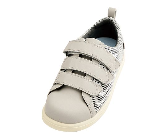 徳武産業 Re-Lifeメッシュ01 (装具対応用) 3E ライトグレー 3L7502 1足 (ご注文単位1足) 【直送品】