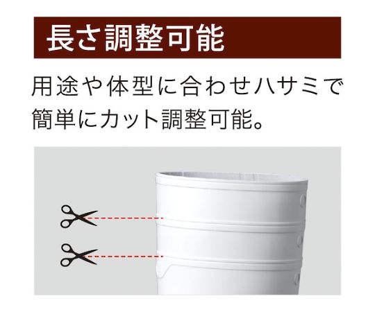 ミドリ安全 JIS規格認定 耐油・耐薬品 安全長靴 NW1000スーパー ホワイト 26.5cmNW1000SP-W-26.5 1足 (ご注文単位1足) 【直送品】
