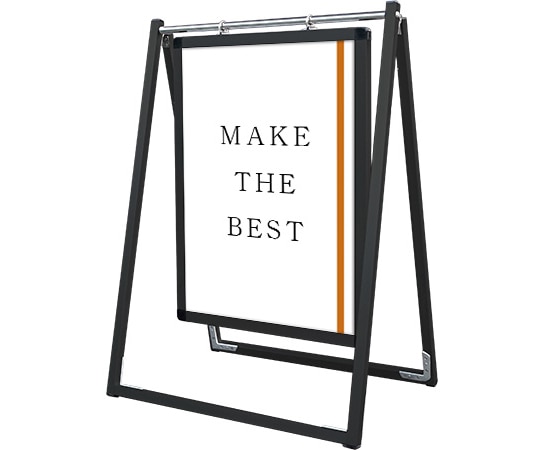 常磐精工 ブラックスイングサイン A2BSWSAC-A2 1台 (ご注文単位1台) 【直送品】