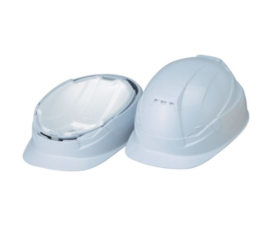 トーヨーセフティー TOYO 作業用防災用折りたたみヘルメットBLOOM3 MOVO 白NO.105-WH 1個 (ご注文単位1個) 【直送品】