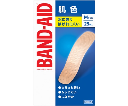 Kenvue バンドエイド 救急絆創膏 肌色 Mサイズ 1個 (25枚入) 1個 (ご注文単位1個) 【直送品】