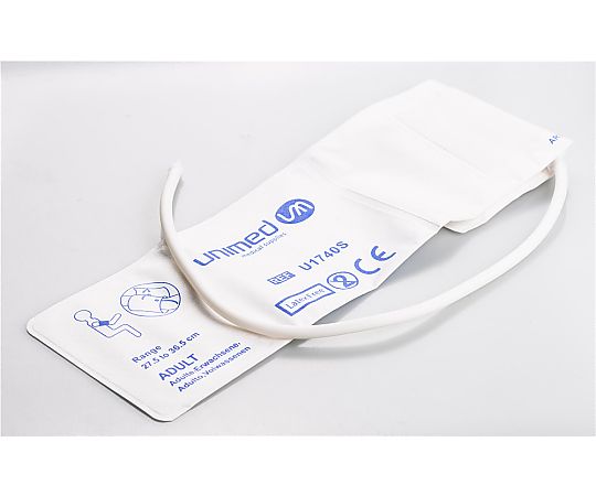 アズワン ディスポーザブル血圧計カフ 成人用 (中) 27.5～36.5cm 5枚入U1740S-C12 1箱 (ご注文単位1箱) 【直送品】