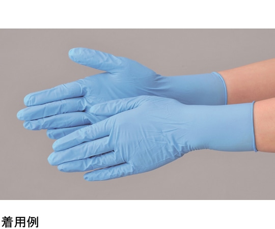 エブノ ニトリル極薄手袋 パウダーフリー ブルー LL 100枚×20箱520BLL 1ケース (ご注文単位1ケース) 【直送品】
